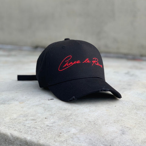 DISTRESSED TRUCKER - RED SIGNATURE